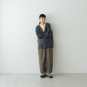 MUYA Wool pile Relax cardigan