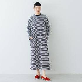 【SALE】 YAECA ムラ糸Tシャツ ロングスリーブワンピース