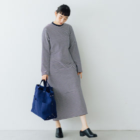 【SALE】 YAECA ムラ糸Tシャツ ロングスリーブワンピース