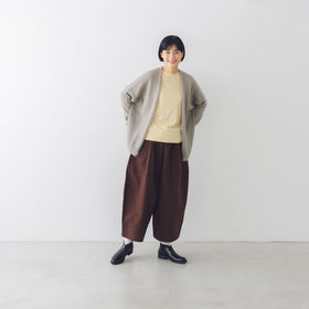 evam eva モヘアシルク カーディガン