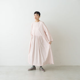 【SALE】 Gauze# ヌーヴォー スウィッチング ギャザーワンピース