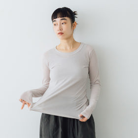 【SALE】 Honnete スタンダード ロングスリーブTシャツ