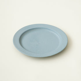 yumiko iihoshi porcelain unjour plate smoke blue