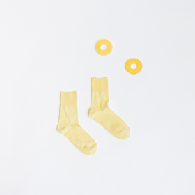【SALE】 くらすこと さらっとなめらかリネンソックス
