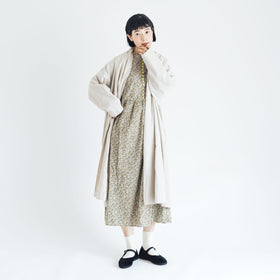【SALE】 くらすこと リネンコットンのローブコート