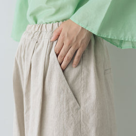【SALE】 くらすこと リネンコットンパンツ