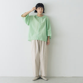 【SALE】 くらすこと リネンコットンパンツ