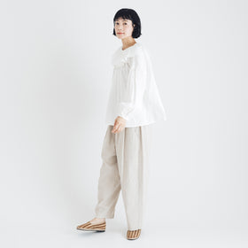 【SALE】 くらすこと リネンコットンパンツ