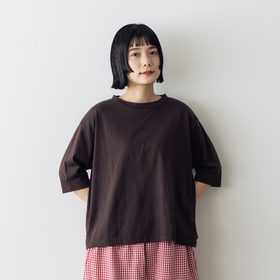 くらすこと +to コットンハーフスリーブカットソー