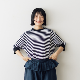 くらすこと +to コットンハーフスリーブカットソー