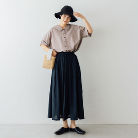 くらすこと +to 風がぬける、リラックスブラウス
