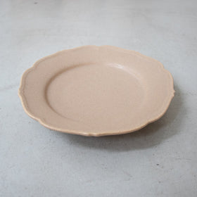 Awabi ware 輪花皿 M