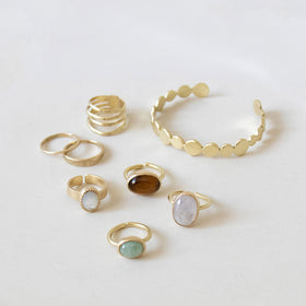 SURUME. STONE RING