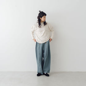MAGALI コットンシルケット クラシックカットソー