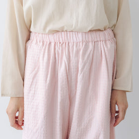 Yoli Gingham wide pants
