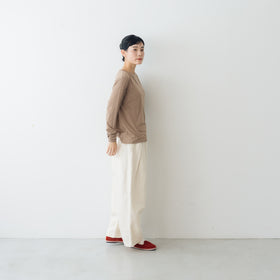 【SALE】 me. flow cotton silk ロングスリーブT