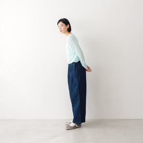 【SALE】 me. flow cotton silk ロングスリーブT