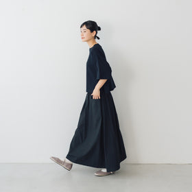 atelier naruse ダウンプルーフコットンカットインポケットスカート