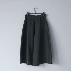 MAGALI ハイカウントコットンリネン コクーンパンツ
