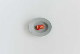 Awabi ware 楕円小皿
