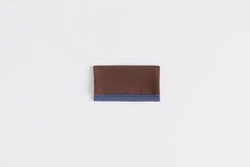 shuó Juzu Bukuro (Brown×Bluisu Purple) ちりめん