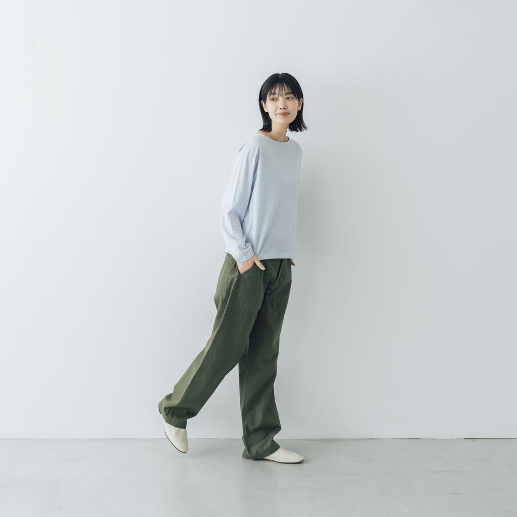 【SALE】 YAECA CONTEMPO ロングスリーブ カットソー