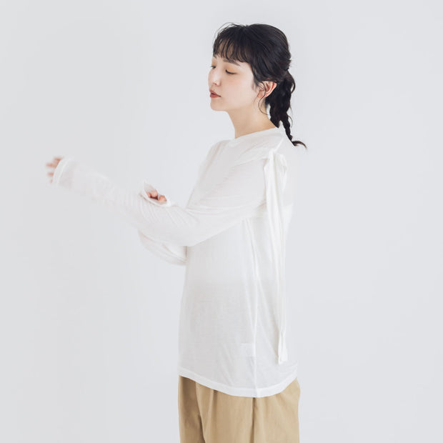 shida リボンプルオーバー