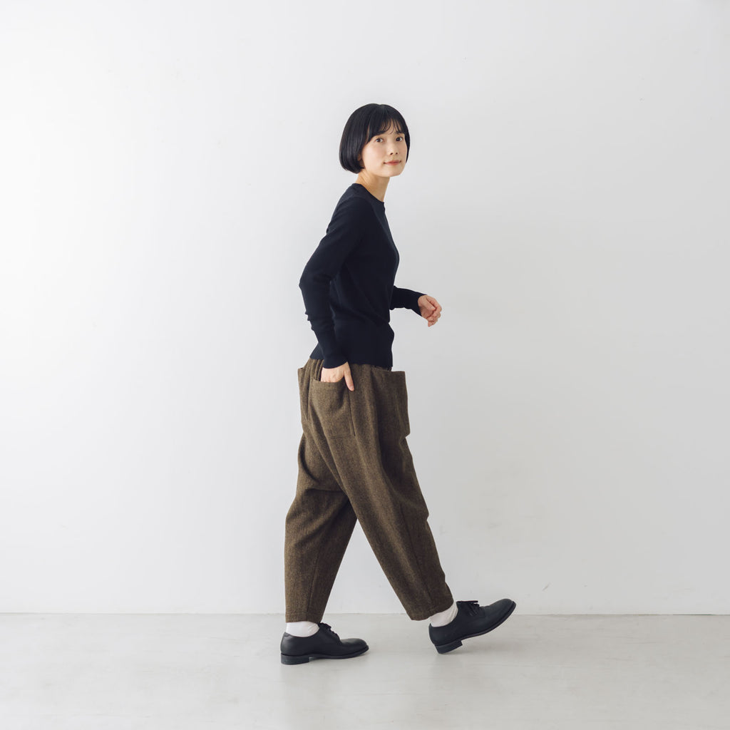 gicipi FRAGORA クルーネック ジャストフィット ニットソー