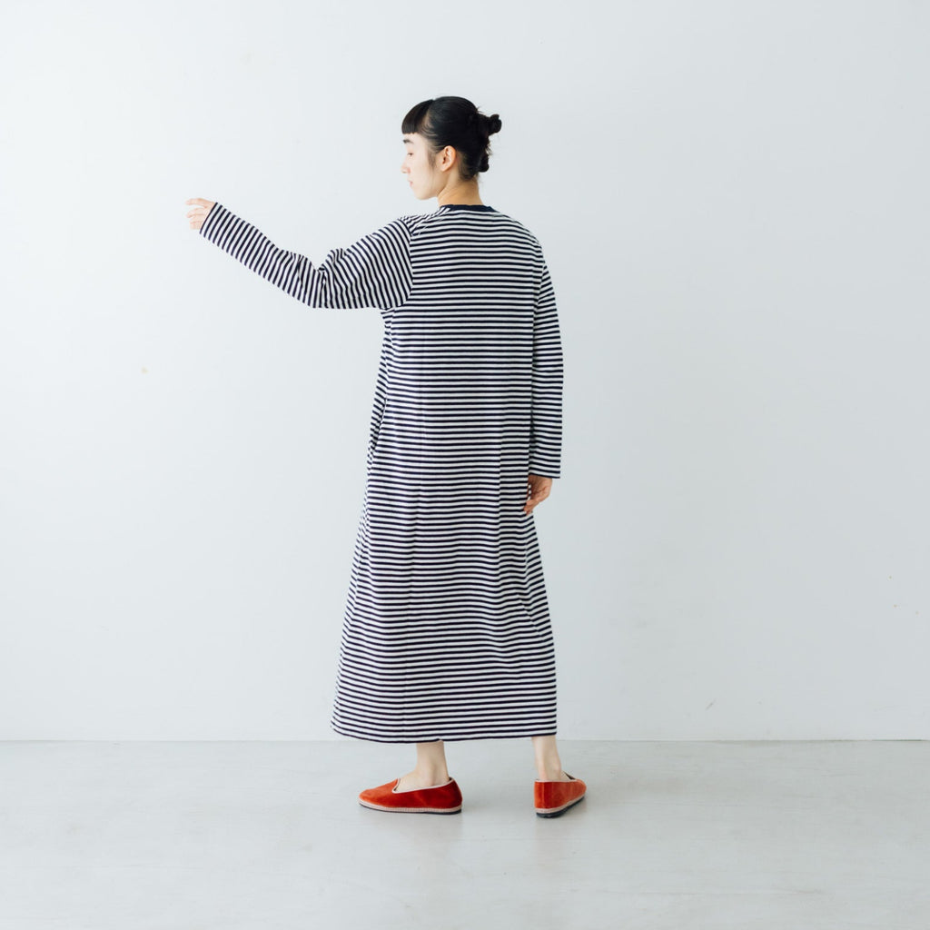 【SALE】 YAECA ムラ糸Tシャツ ロングスリーブワンピース