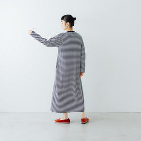 【SALE】 YAECA ムラ糸Tシャツ ロングスリーブワンピース