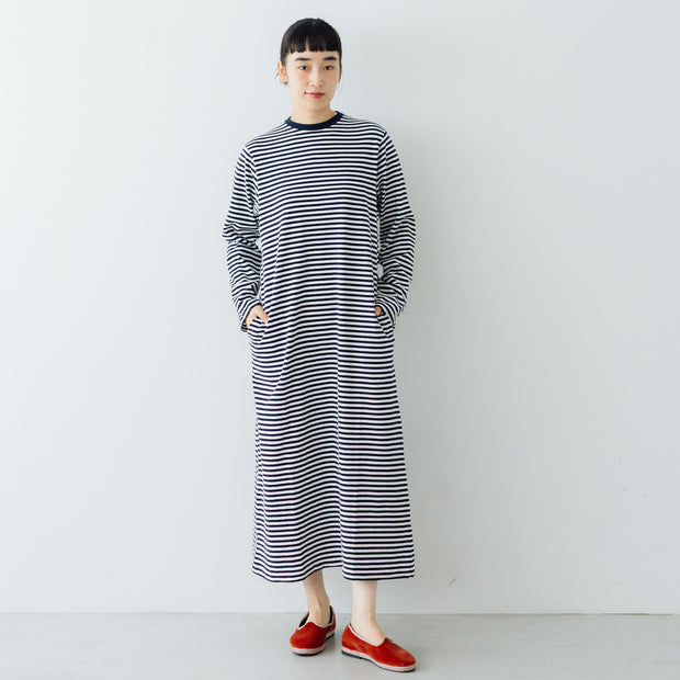 【SALE】 YAECA ムラ糸Tシャツ ロングスリーブワンピース