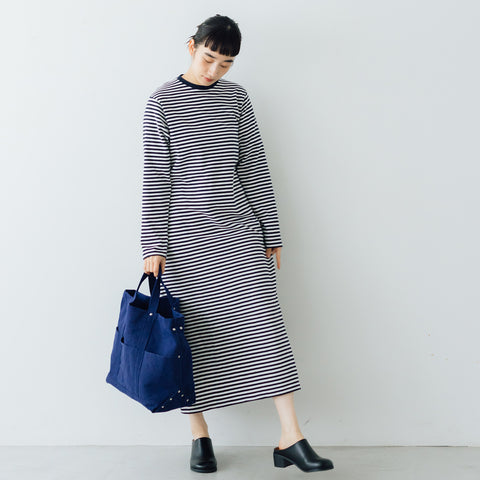 【SALE】 YAECA ムラ糸Tシャツ ロングスリーブワンピース
