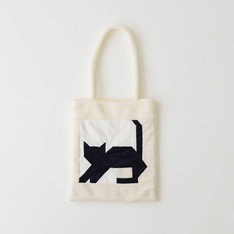 chitose.K patchwork tote bag ネコ