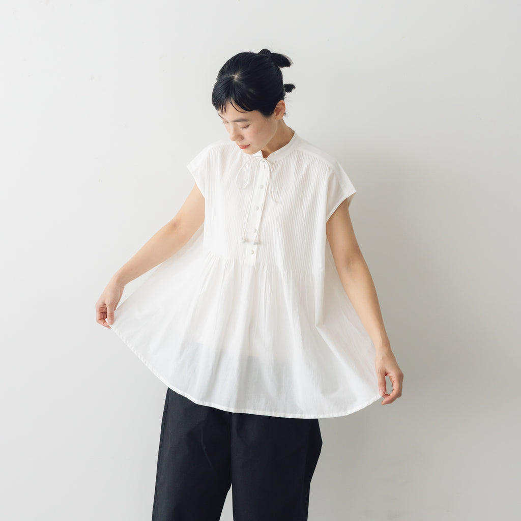 【SALE】 HAU ブラウス "little tuck"