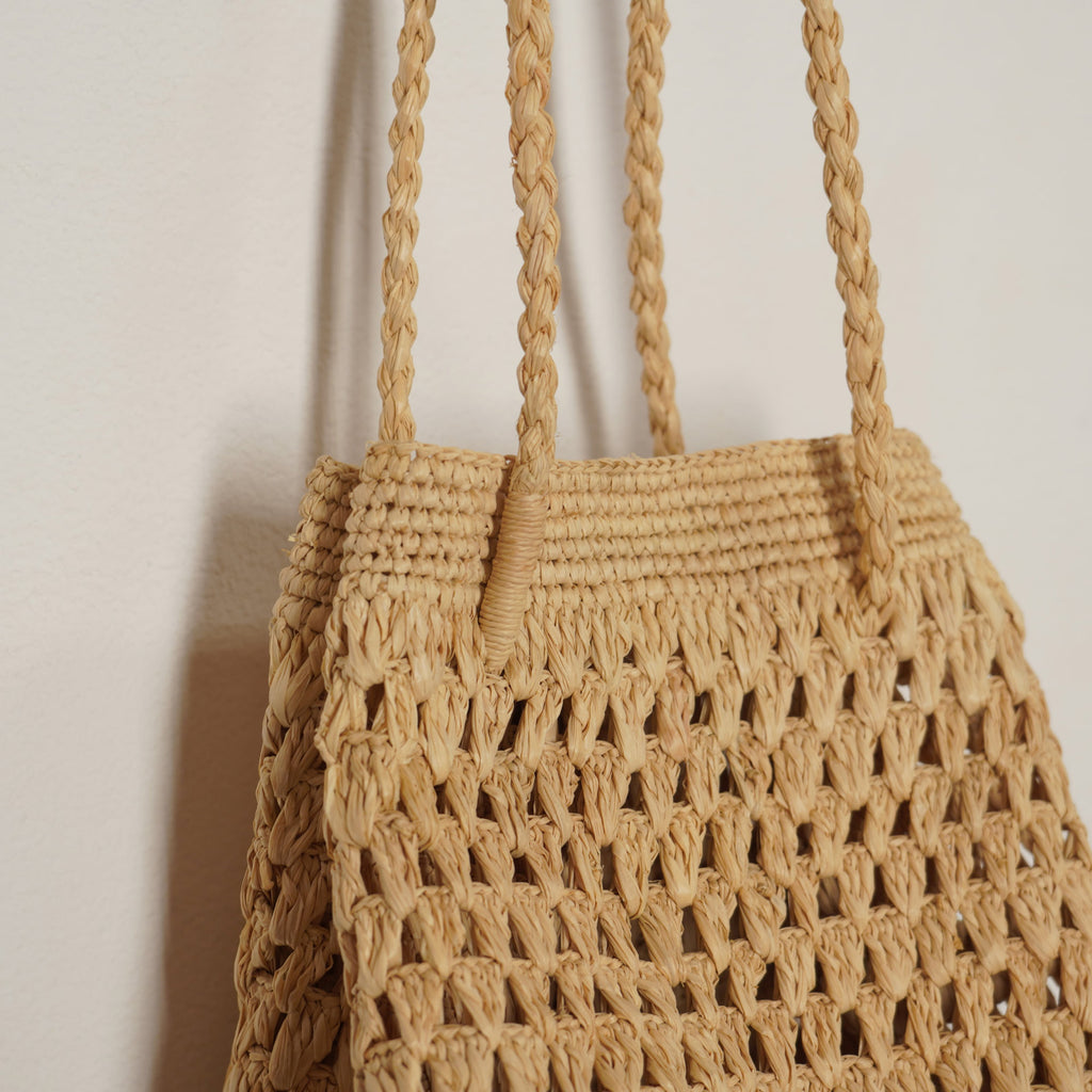 AMPIANA Bucket bag ナチュラル［期間限定販売］
