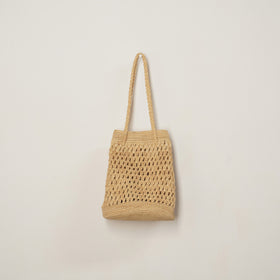 AMPIANA Bucket bag ナチュラル［期間限定販売］