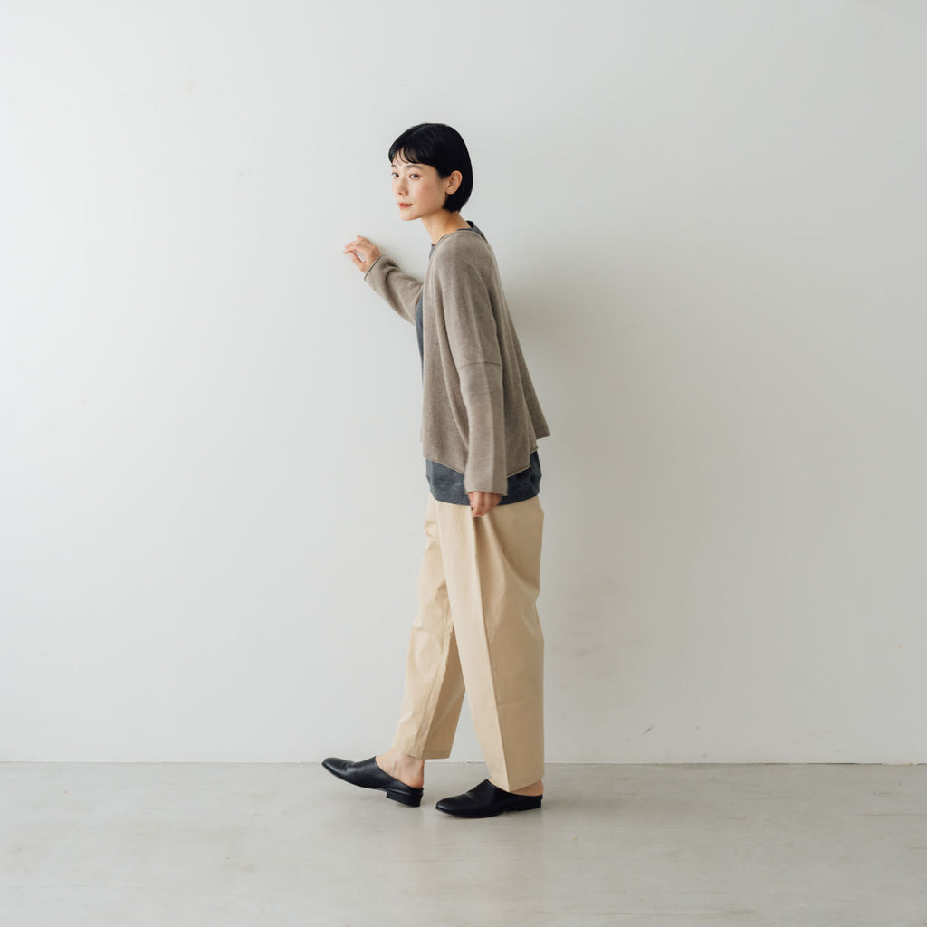 evam eva リネンコットン カーディガン