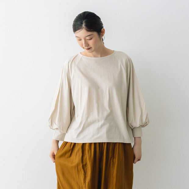 【SALE】 Gauze# スリーブキュリアスプルオーバー