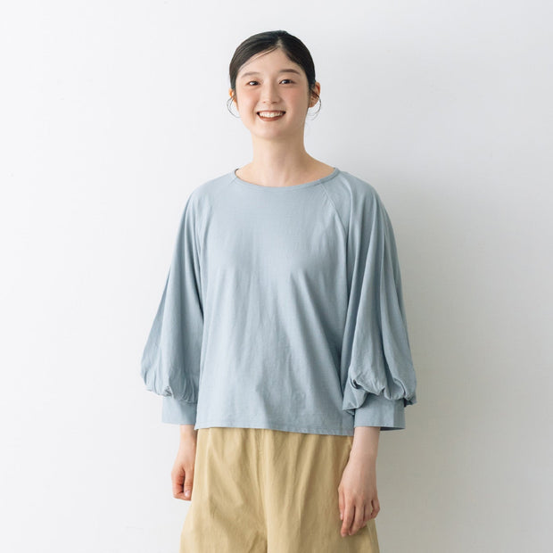 【SALE】 Gauze# スリーブキュリアスプルオーバー
