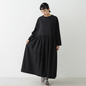 【SALE】 Gauze# ヌーヴォー スウィッチング ギャザーワンピース