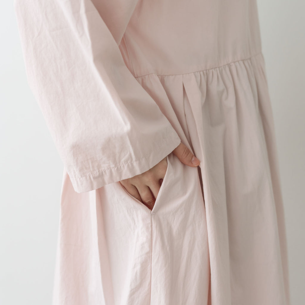 【SALE】 Gauze# ヌーヴォー スウィッチング ギャザーワンピース
