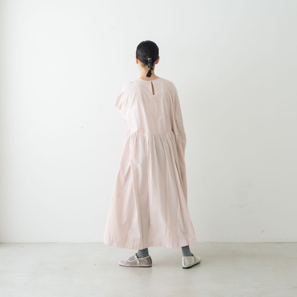 【SALE】 Gauze# ヌーヴォー スウィッチング ギャザーワンピース