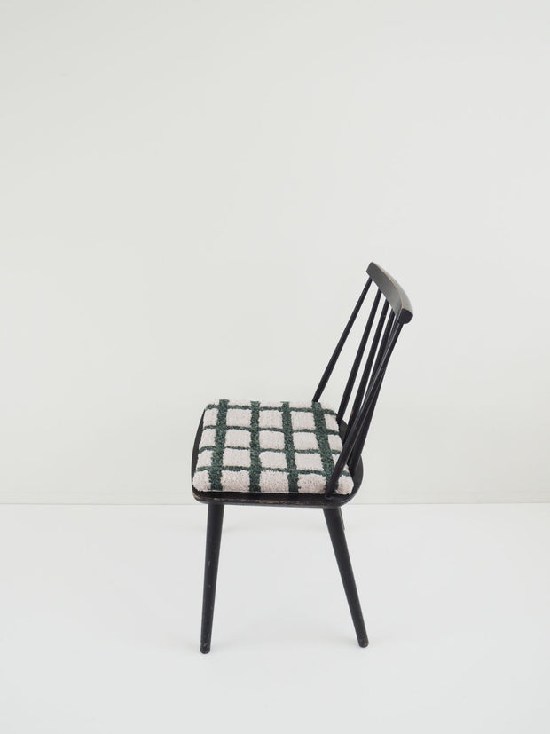 F/style windowpane チェアパッド