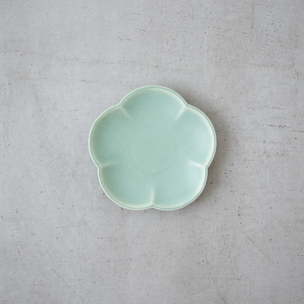 Awabi ware 花型小皿［期間限定販売］