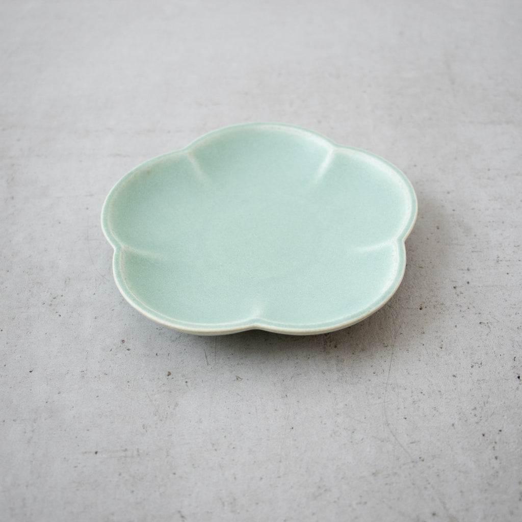 Awabi ware 花型小皿［期間限定販売］