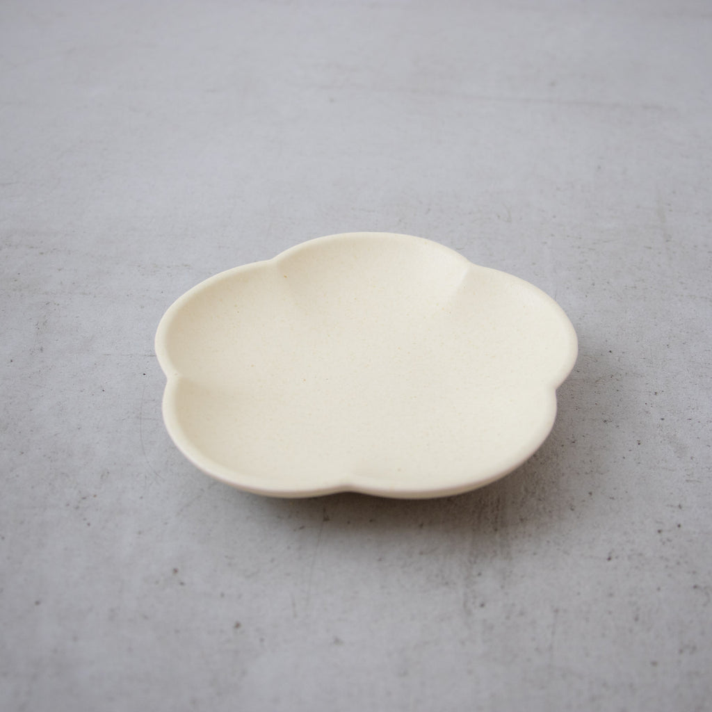 Awabi ware 花型小皿［期間限定販売］