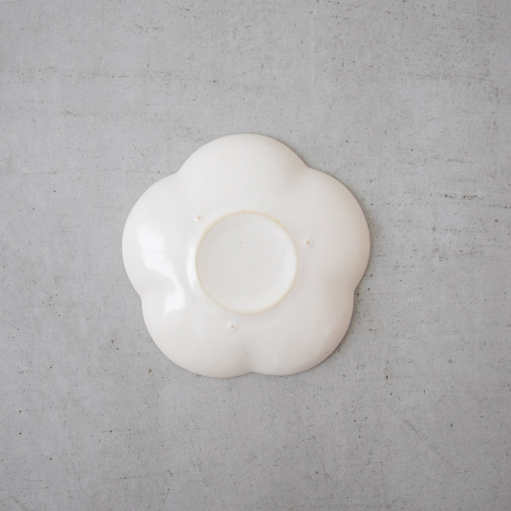 Awabi ware 花型小皿［期間限定販売］