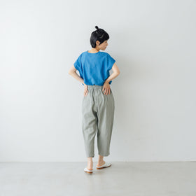 ヂェン先生の日常着 ヘンリーネック フレンチトップス