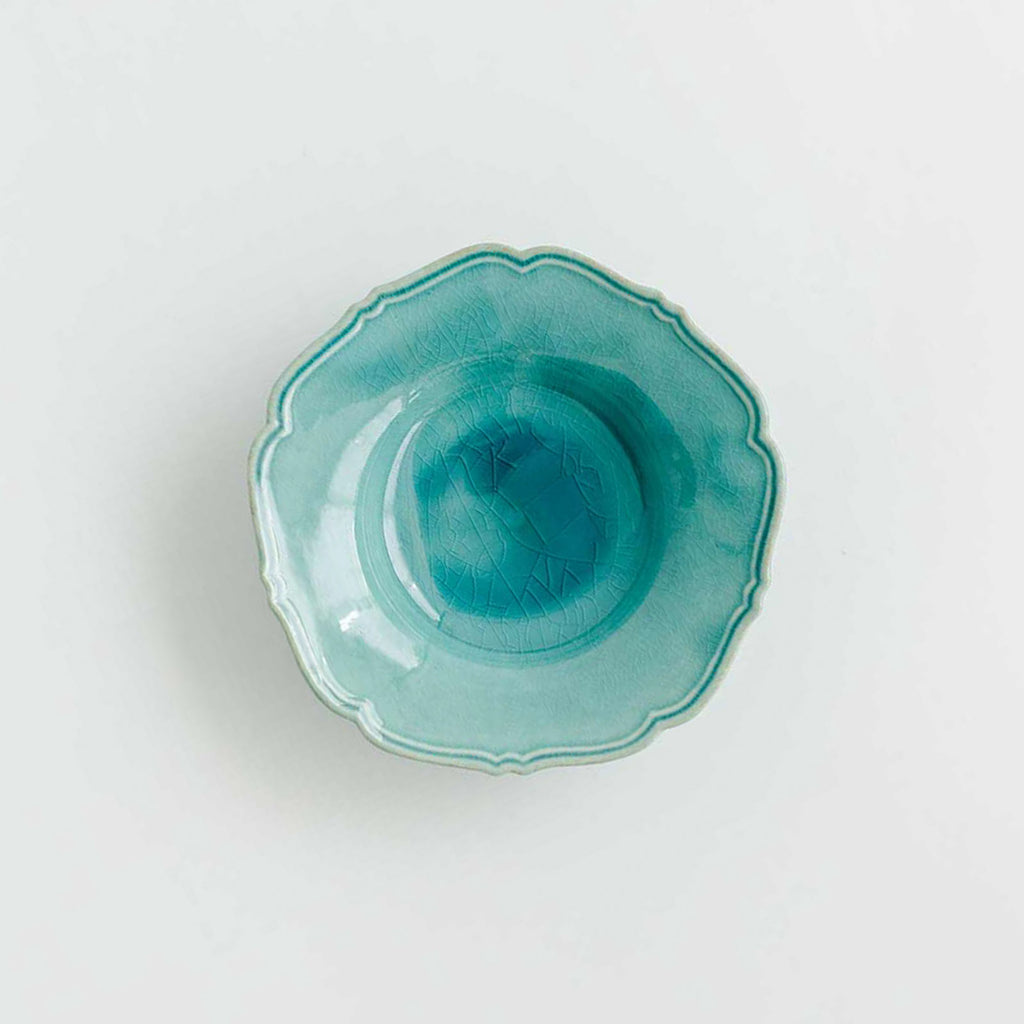 Awabi ware 輪花中深皿［一部期間限定販売］