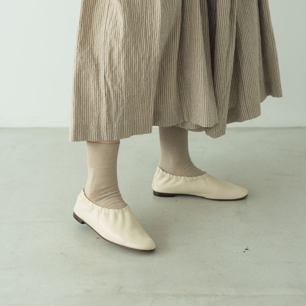 【SALE】 くらすこと さらっとなめらかリネンソックス